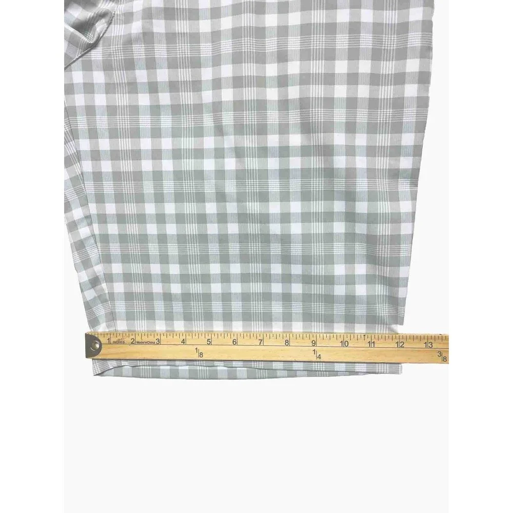 Nike Golf Shorts Dri-Fit Performance Plaid Flat Athletic Men’s Size 35